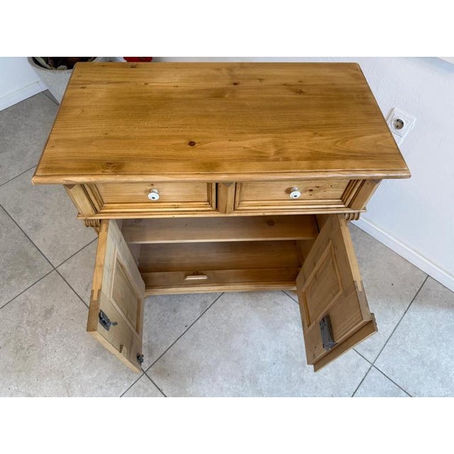 Rustic Apothecary Buffet in Wood For Sale - Image 11 of 17