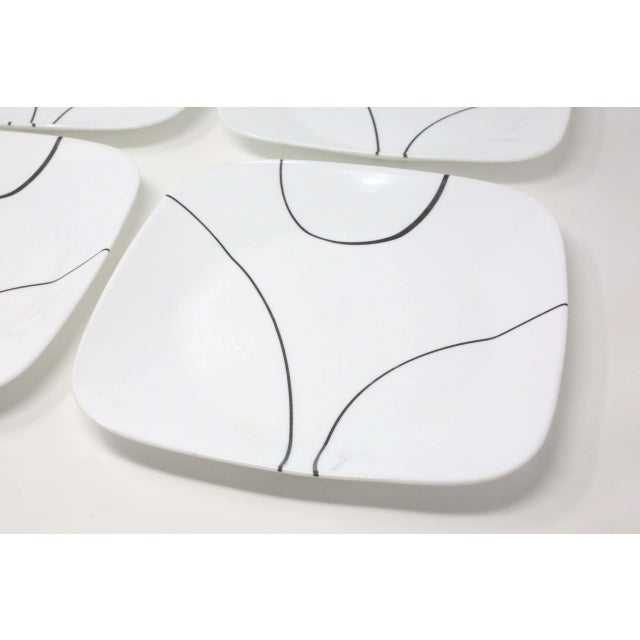 Contemporary "Simple Lines" Dinnerware by Corelle - Set of 8 For Sale - Image 3 of 11