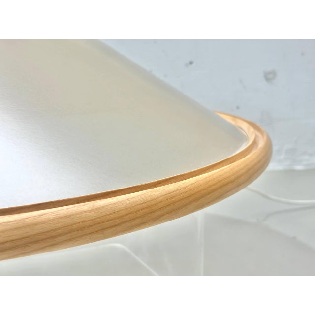Ceiling Light in Fiberglass and Wood by Giovanni Offredi for MC Selvini, Italy, 1970s For Sale - Image 13 of 18