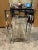 Milo Baughman Mid-Century Modern Chrome and Walnut Console With Smoked Glass For Sale In Los Angeles - Image 6 of 10