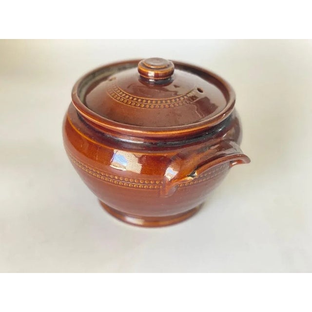 Brown Glazed Stoneware Soup Tureens with Lids, England, 1950, Set of 3 For Sale - Image 4 of 13