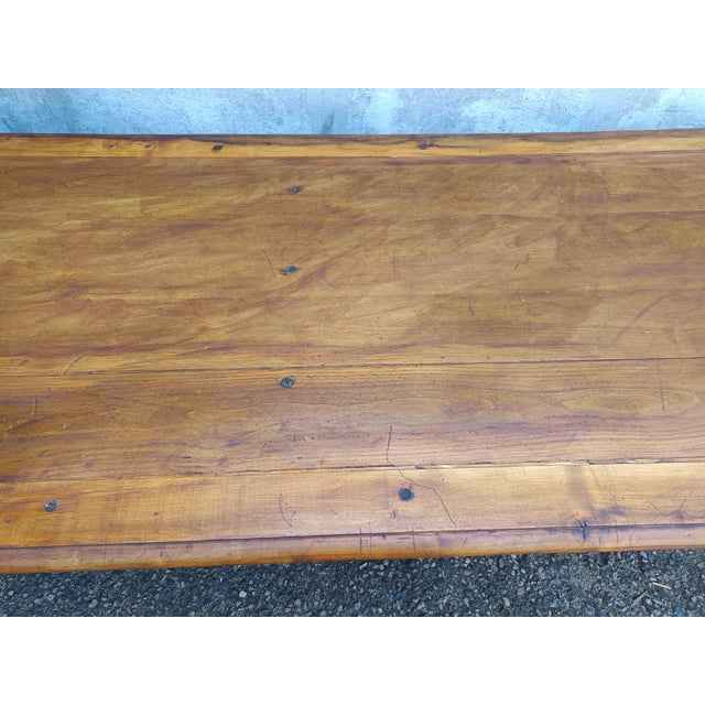 Antique Walnut Workshop Table For Sale - Image 18 of 18