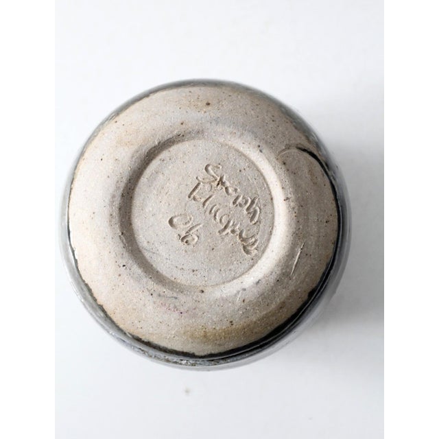 Vintage Studio Pottery Vase For Sale - Image 6 of 9