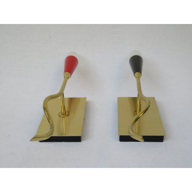 1950s Italian Wall Lamps from LUX S.R.L., 1950s, Set of 2 For Sale - Image 5 of 14