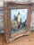 Antique European Village Street Scene Oil Painting | Signed L. Hughes | Ornate Gilt Frame For Sale - Image 6 of 10
