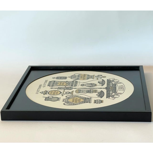 Piero Fornasetti Fornasetti Zodiac Libra Silk Screen Print For Sale - Image 4 of 8