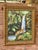 Signed Tropical Leopard Waterfall Acrylic Painting in Carved Gilt Wood Frame For Sale In Naples, FL - Image 6 of 12