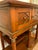 Early 19th C. French Empire Mahogany & Brass Cabinet, Faux-Marble Top For Sale - Image 4 of 14