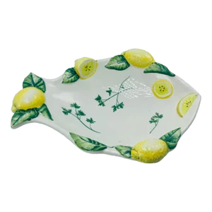 Italian Ceramic Fish Bowl Server