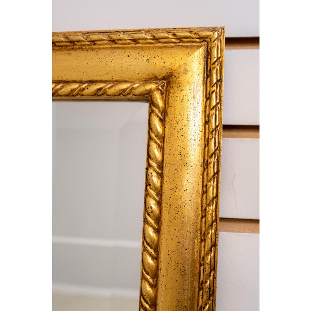 Labarge Federal Style Urn Top Gold Finish Mirror For Sale - Image 9 of 10
