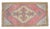 Vintage Hand Knotted Small Turkish Rug Boho-Chic Entry Decor Door Mat - 1′9″ × 3′3″ For Sale - Image 4 of 11