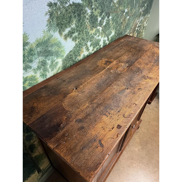 Brown 18th Century Dutch Arched Panel Cabinet For Sale - Image 8 of 8