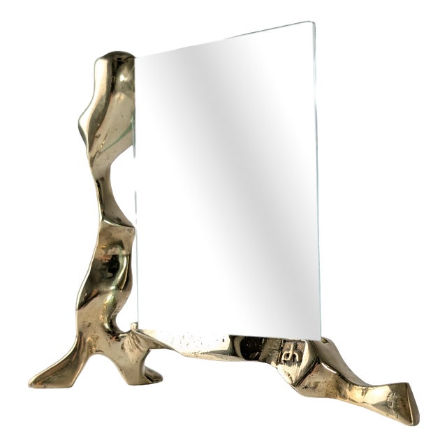 Vintage Brass Photo Frame by David Marshall, Spain, 1970s For Sale