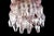 Pink and Ice Poliedri Chandelier attributed to Carlo Scarpa from Venini, 1955 For Sale - Image 9 of 15
