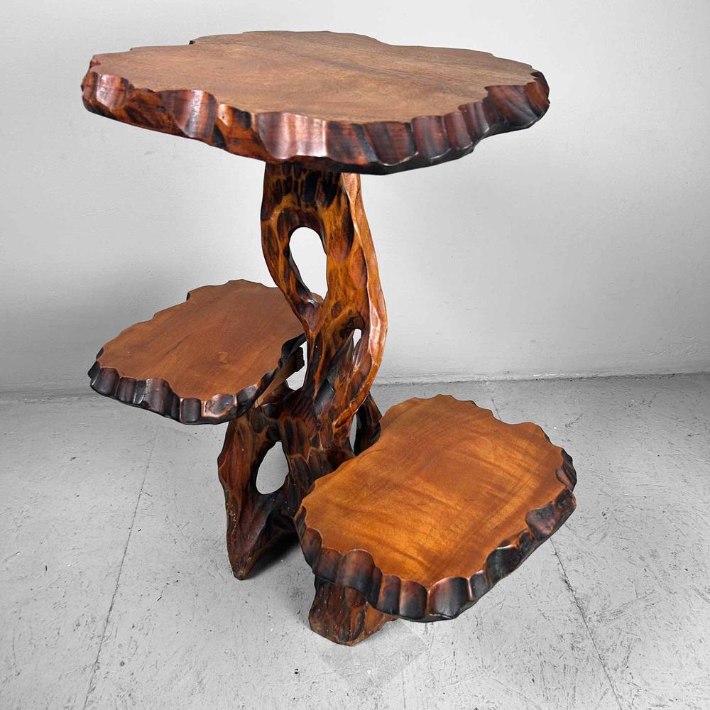 Mid-Century Japanese Wooden Plant Stand, 1960s | Chairish