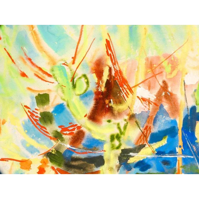 Painting signed enrico paulucci, marina. Tempera on paper. origin italy period 1960s author enrico paulucci or paulucci...