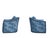 Blue Pair Sam Moore Hooker Furniture Swivel Chairs & Ottomans For Sale - Image 8 of 18