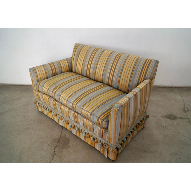 1940s 1940’s Hollywood Regency Settee Loveseat For Sale - Image 5 of 12