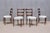 Paolo Buffa Mahogany and Chenille Dining Chairs by Paolo Buffa, Italy, 1940s, Set of 8 For Sale - Image 4 of 17