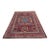8' X 11'4" Red Mamluk Geometric Wool Rug For Sale