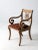 Tan Antique Lyre Back Armchair For Sale - Image 8 of 14
