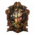 1980s Cerede Ornate Floral Three Panel Folding Room Divider Screen For Sale