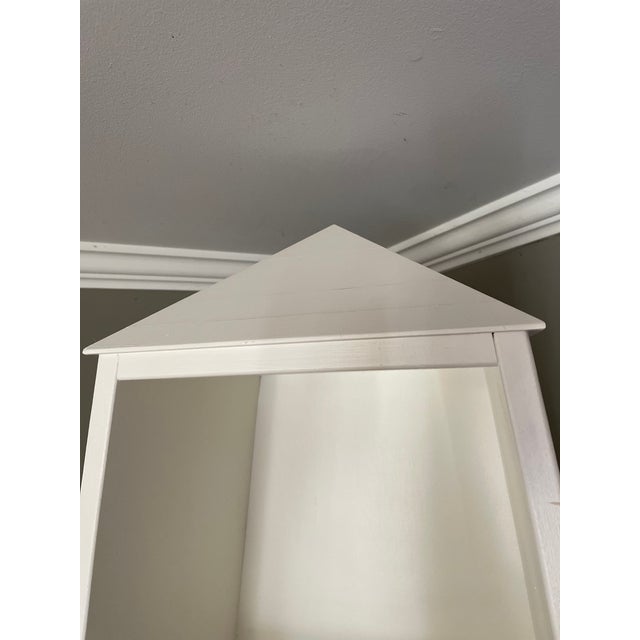 Irwin and Lane Obelisk Bookcase Etagere With Pyramid Top For Sale - Image 4 of 9