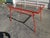 Milo Baughman 1960s Modernist Painted Steel and Glass Dining Table in the Style of Milo Baughman For Sale - Image 4 of 7