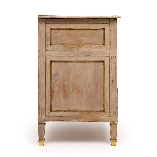 French Antique, Louis XVI Period Chest of Drawers, Painted For Sale - Image 9 of 10
