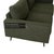 Green Fabric Three-Seater Sofa from BoConcept For Sale - Image 10 of 16