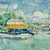 Oil Painting by Alexander Michael - Boathouse, Lake Chiemsee, 1994 For Sale - Image 4 of 7