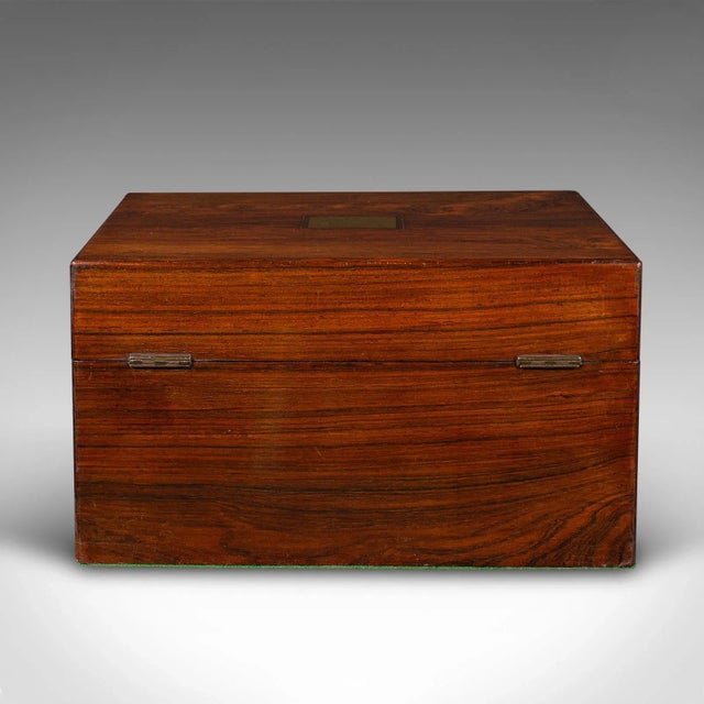 1820's Regency Antique Vanity Case For Sale - Image 4 of 12