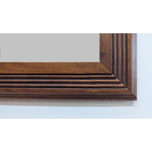 Mid-Century Modern Art Deco Modernist Mirror For Sale - Image 3 of 9