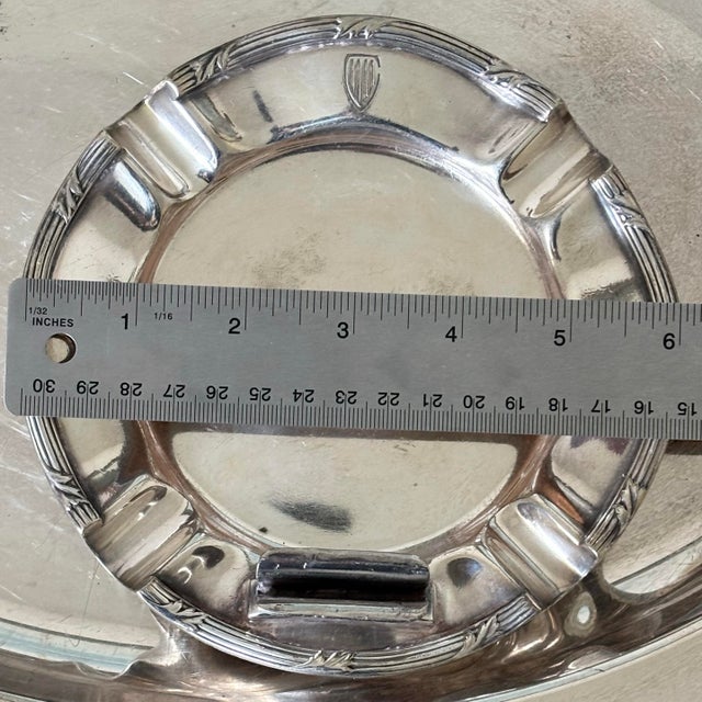 1929 Silver Ashtray Chalfonte-Haddon - Atlantic City For Sale - Image 9 of 9