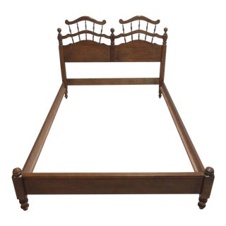 Vintage Maple Winsor Back Headboard Bed Fullsize For Sale