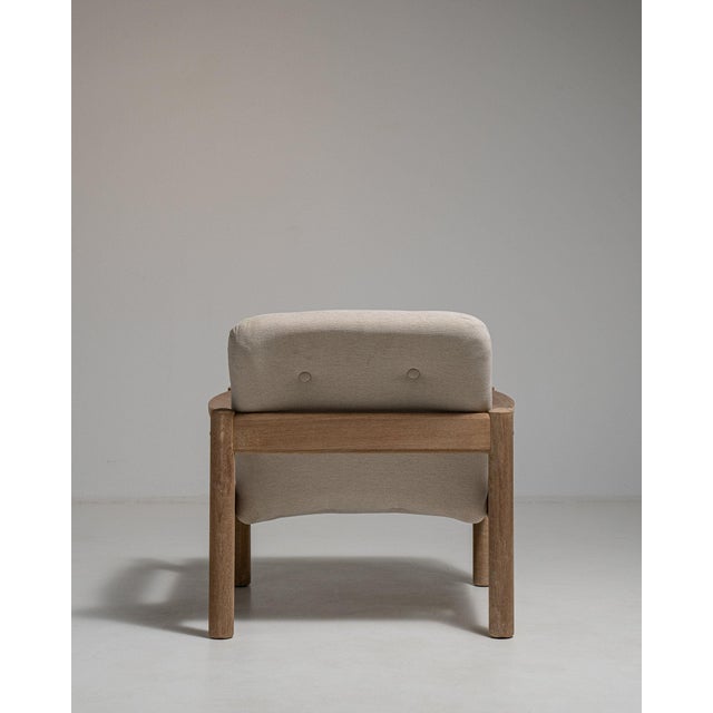 19th Century France Cream Wood Armchair For Sale - Image 10 of 11