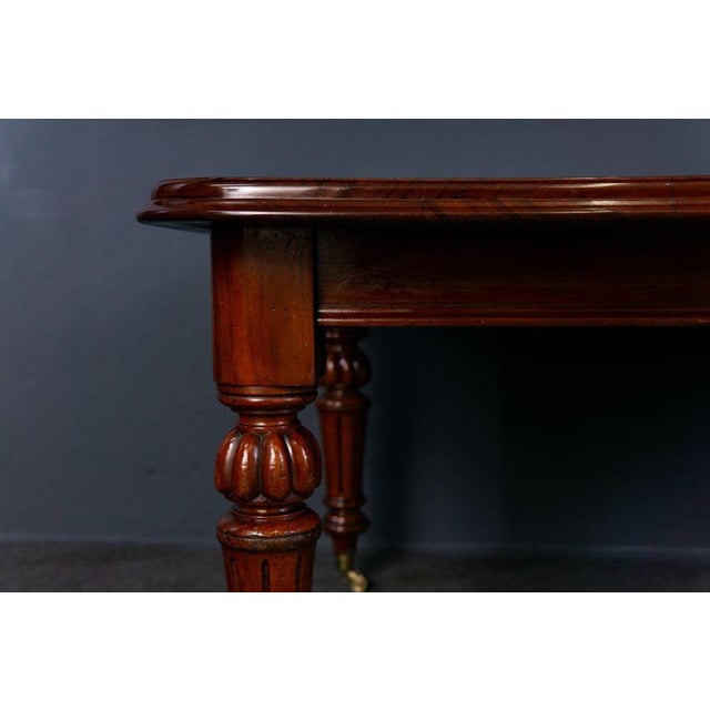 Wood Large Antique Dining Table For Sale - Image 7 of 18