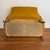 1960s Vintage Mid Century Modern Yellow Velvet Loveseat Chair For Sale - Image 5 of 9