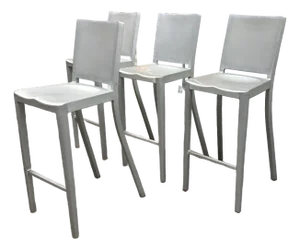 Philippe Starck for Emeco Hudson Barstools, Set of Four