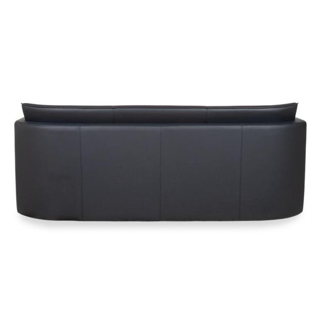 3-Seater and 2-Seater Sofas in Dark Blue Leather from Leolux, Set of 2 For Sale - Image 18 of 18