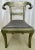 Green Pair of Neoclassical Side Chairs, Wrapped Metal, Rams Heads, Europe Gustavian For Sale - Image 8 of 13