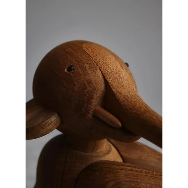 Brown Oak Elephant Toy by Kay Bojesen, 1950s, Denmark For Sale - Image 8 of 12