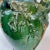 Green 19th Century Green Ceramic Wine Jug With Handle For Sale - Image 8 of 10
