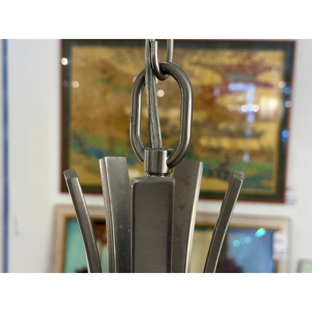 Progress Lighting Wisten Five Light Chandelier For Sale - Image 9 of 12