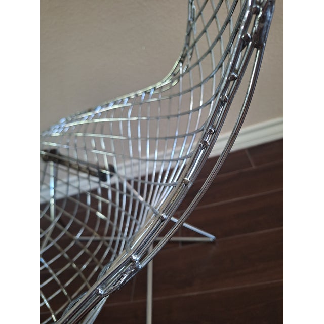 1960s Vintage Mid-Century Modern Bertoia Bird Chair by Knoll For Sale - Image 5 of 12