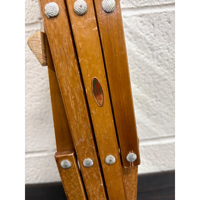 Traditional Vintage Accordion Expanding Folding 8 Bottle Wine Rack For Sale - Image 3 of 8