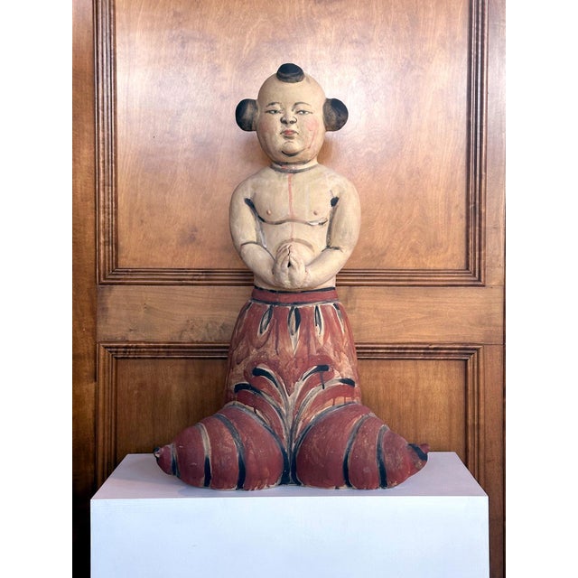 Scarlet Ceramic Figurative Sculpture by Akio Takamori Published For Sale - Image 8 of 18