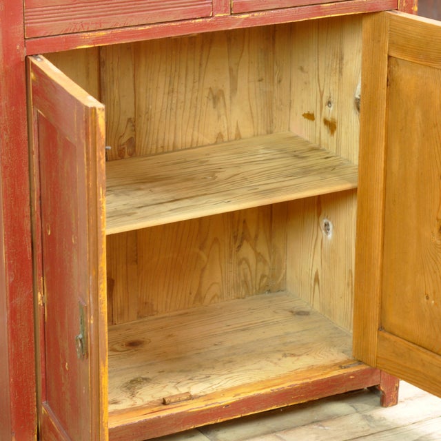 1920s Vintage Buffet in Pine, 1925 For Sale - Image 5 of 12