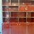 Maroon Modular Shelving Unit in Burgundy Red Lacquered Wood and Chromed Metal Frame, Italy, 1970s For Sale - Image 8 of 13