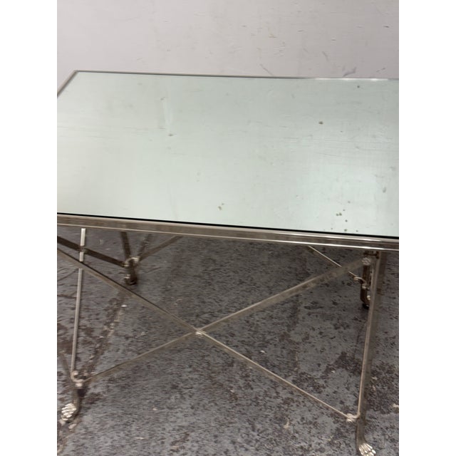 Directoire Rectangular Mirrored Side Table For Sale In San Francisco - Image 6 of 12